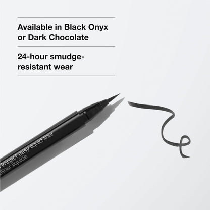Clinique long lasting black eyeliner packaging box displaying original ingredients and imported safety details.