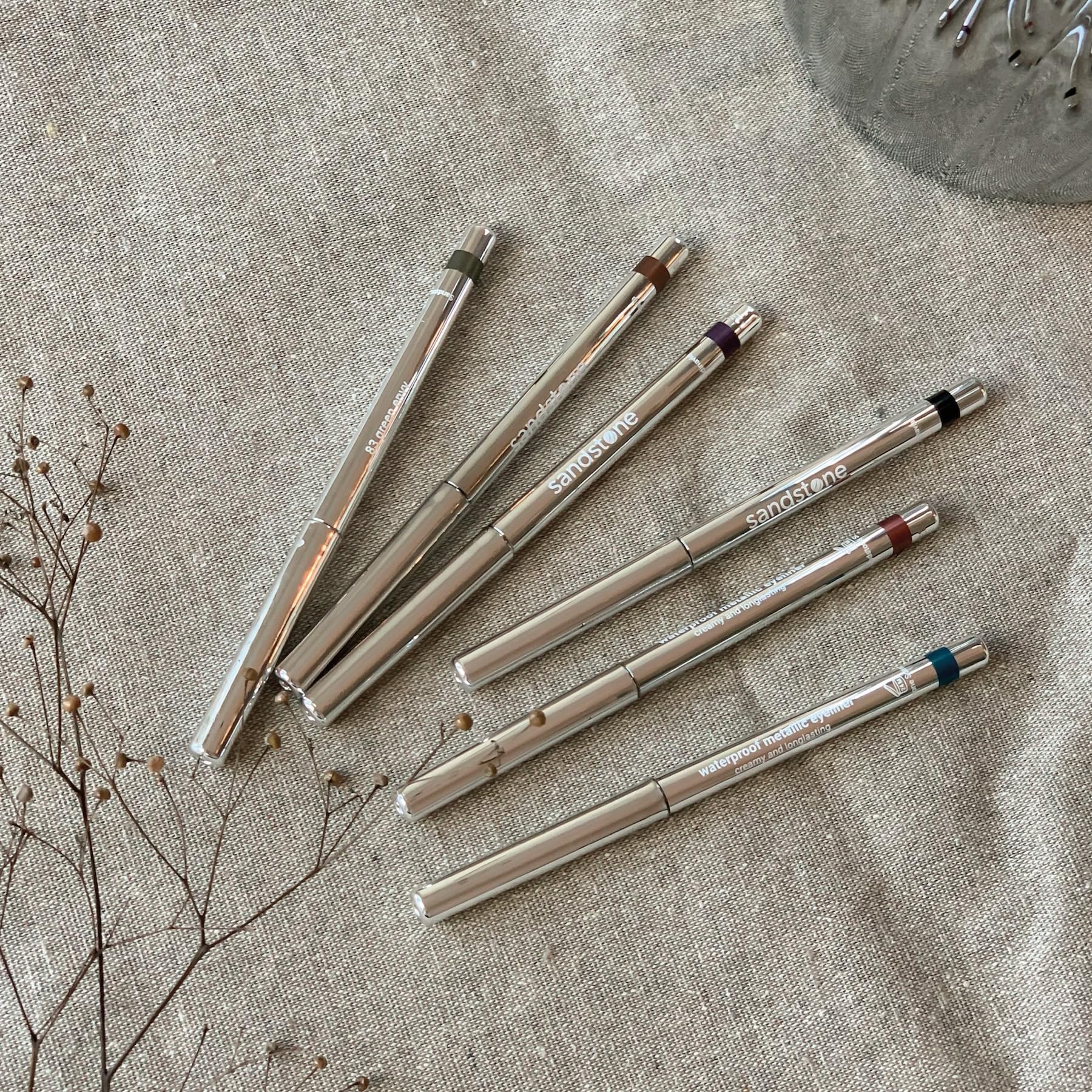 Side profile of Sandstone Scandinavia metallic eye pencil