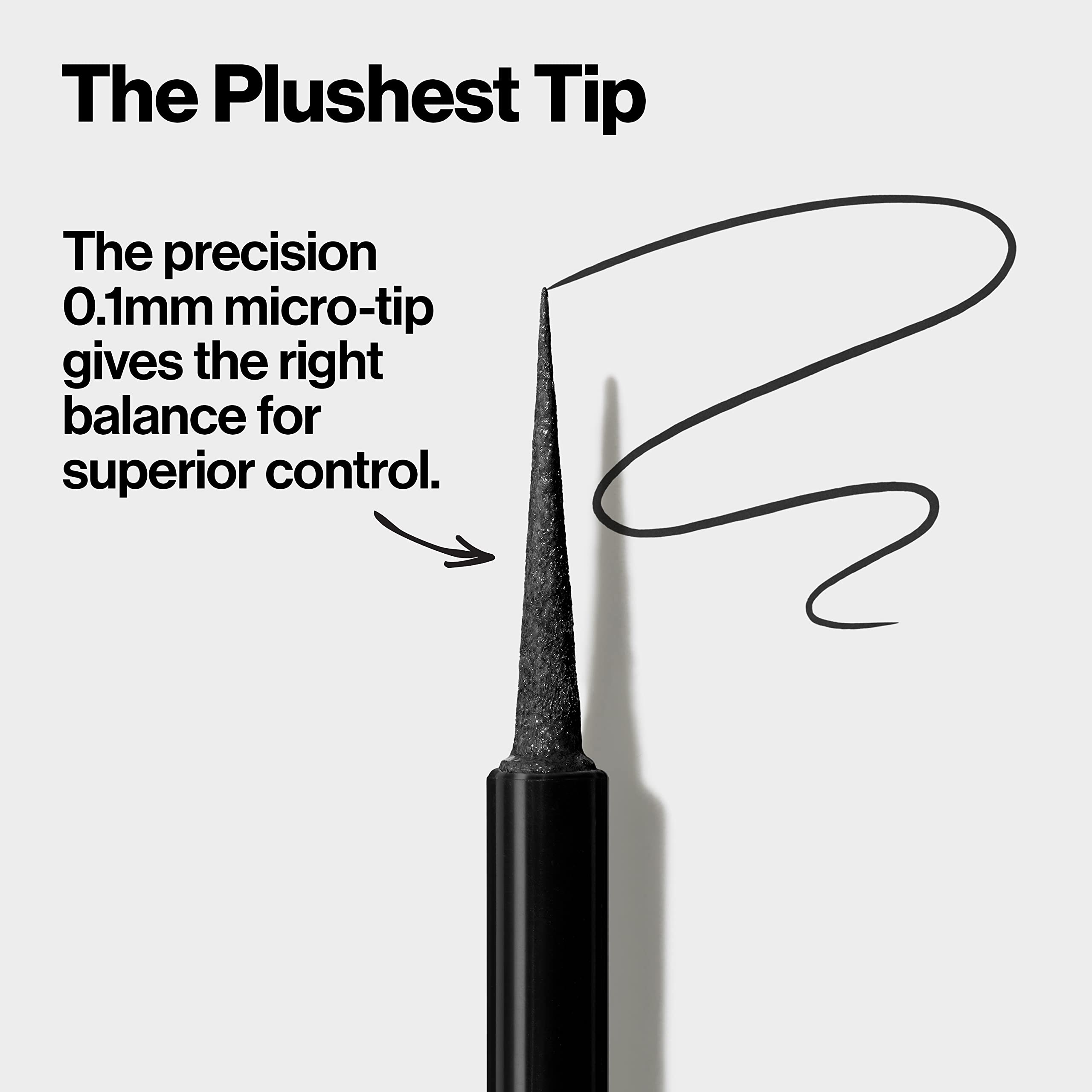Back of packaging of Revlon ColorStay Micro Easy Precision Liquid Eyeliner
