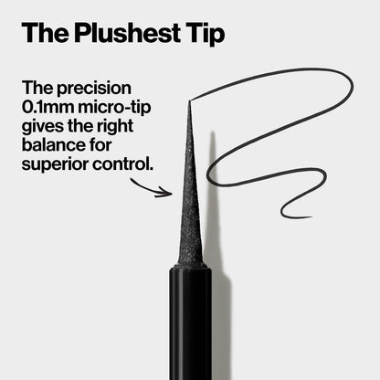 Back of packaging of Revlon ColorStay Micro Easy Precision Liquid Eyeliner