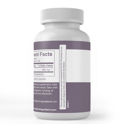 Pure Original Ingredients Black Cohosh Root capsules natural supplement bottle