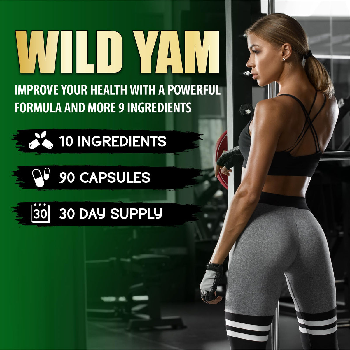 BMVINVOL 10-in-1 hormone balance supplement label