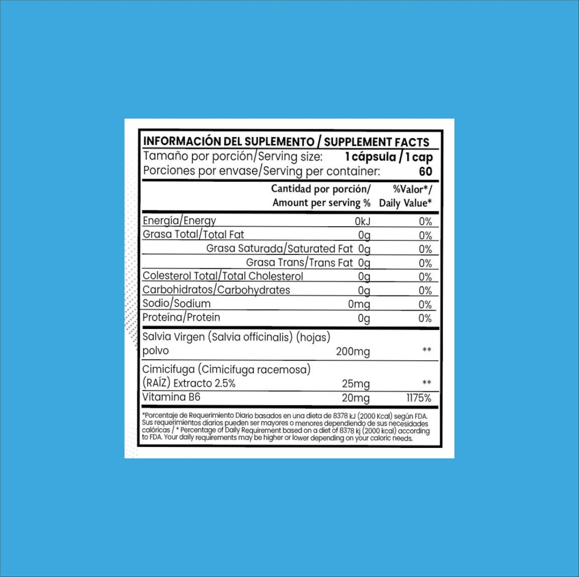 Clinica Dr. Vega Peiskos capsules packaging featuring herbal ingredients