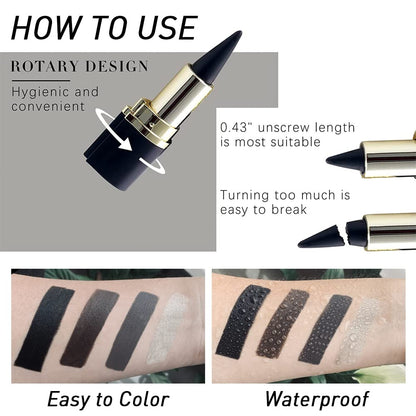 Waterproof smudge proof test of Kaely eyeliner
