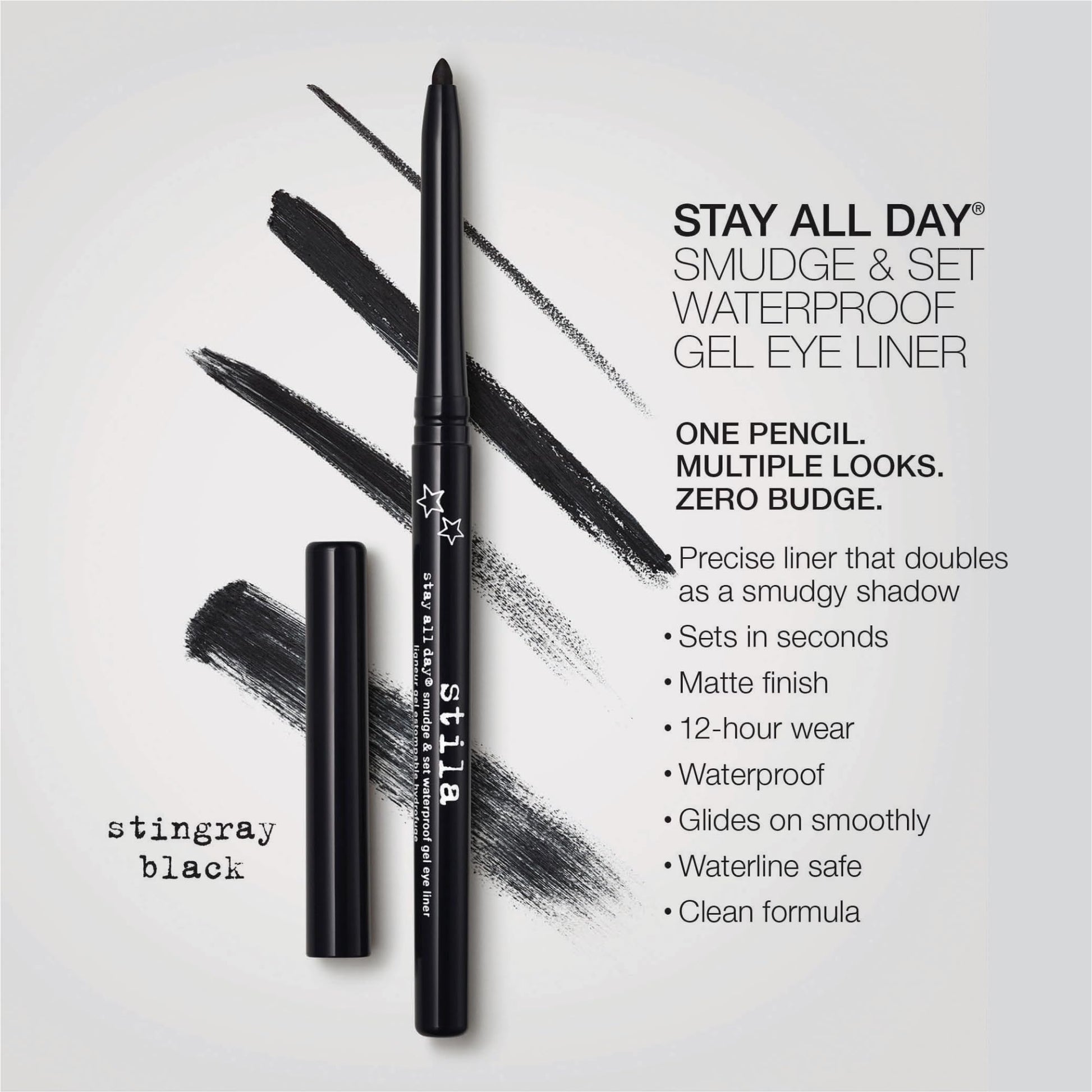 Stila waterproof gel eyeliner pencil tip detail