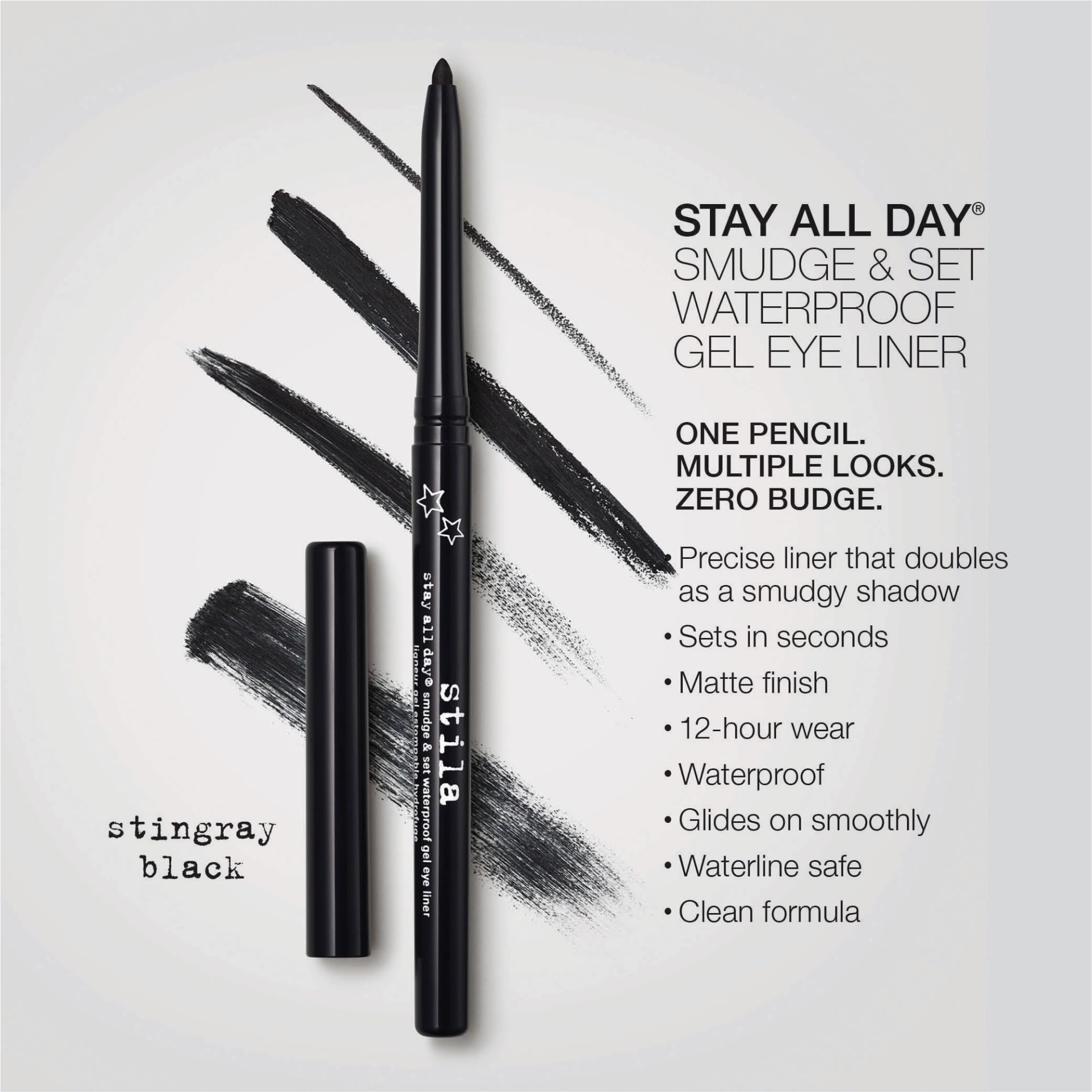 Stila waterproof gel eyeliner pencil tip detail