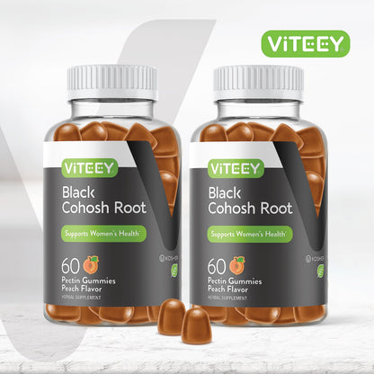Close up of Viteey menopause relief gummies texture