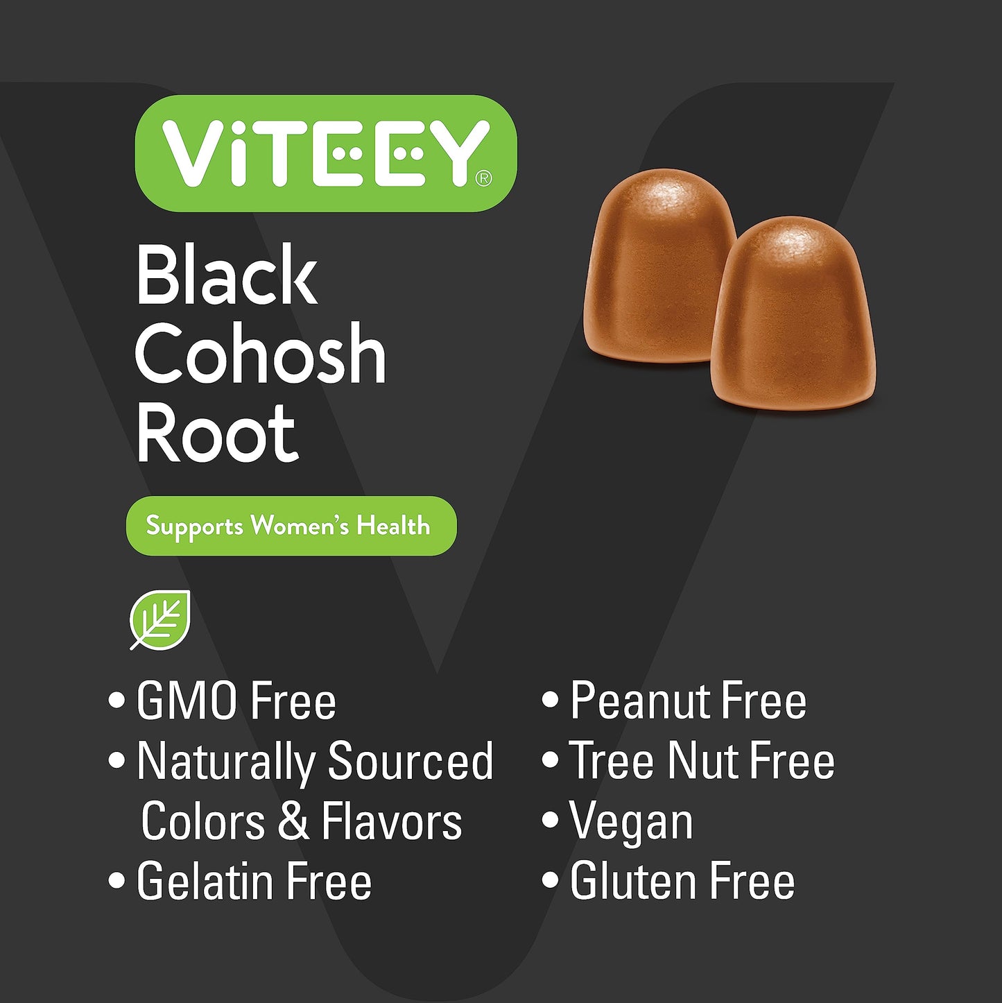 Viteey 120 count bottle side view with supplement facts