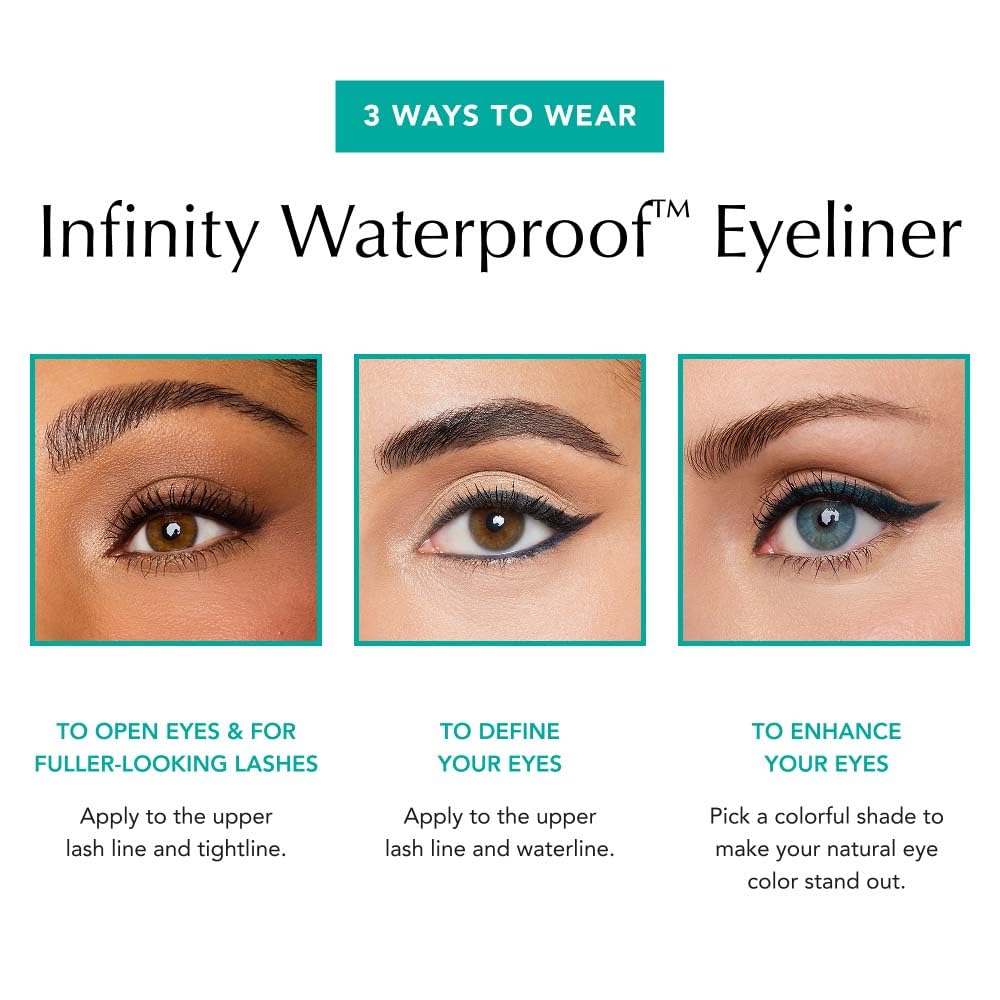 Thrive Causemetics Infinity Eyeliner Lauren black swatch