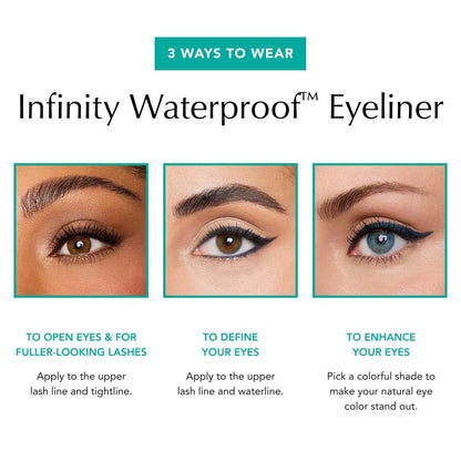 Thrive Causemetics Infinity Eyeliner Lauren black swatch