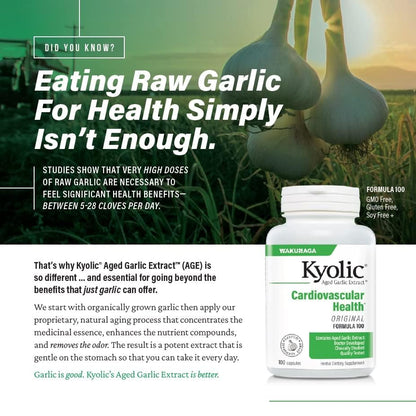 Kyolic formula 300 doctor developed vegan supplement for daily circulatory wellness