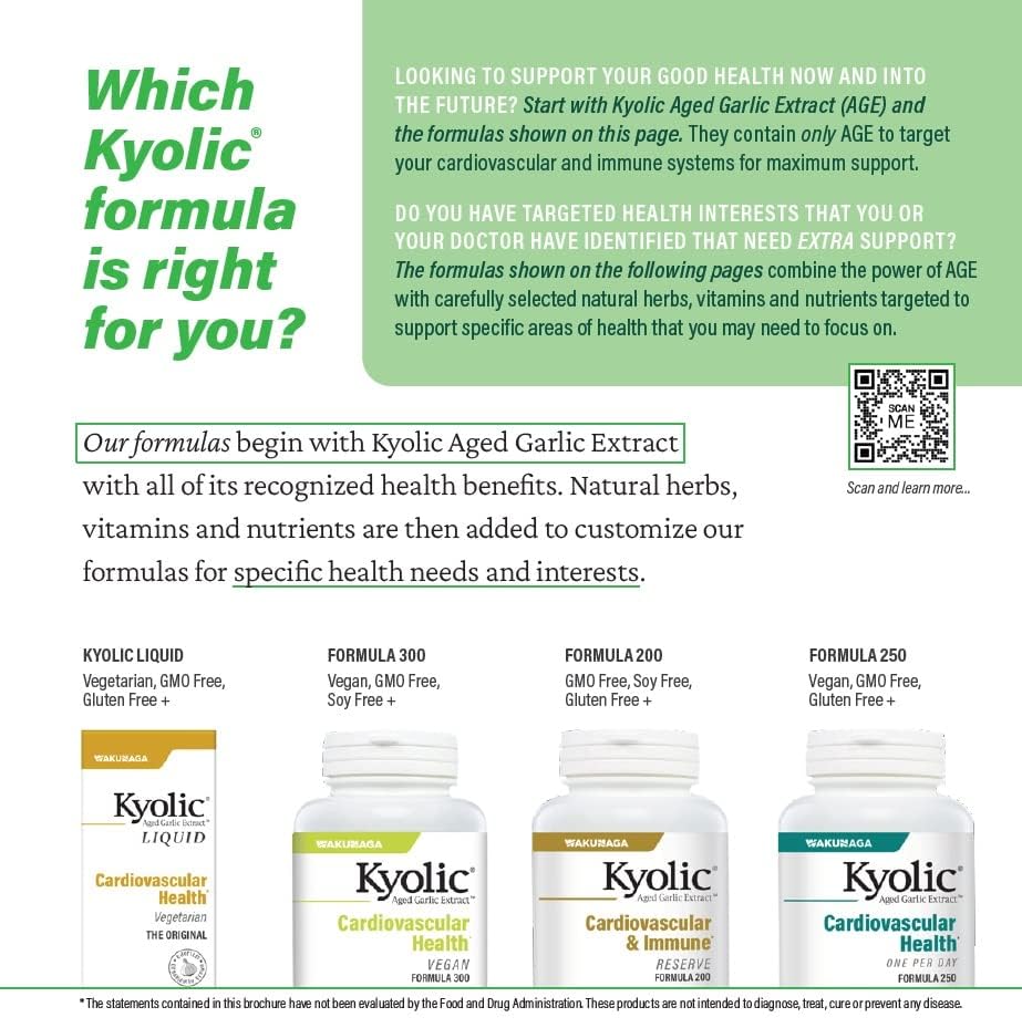 Imported Kyolic aged garlic extract 360 capsules packaging detail showing non GMO verification