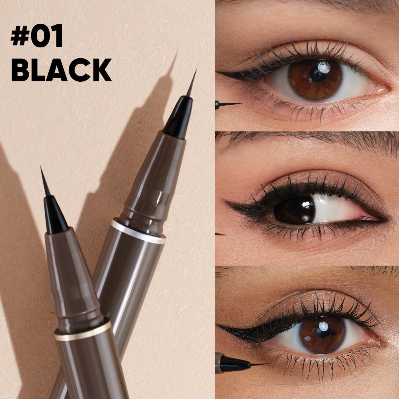 Close up of Judydoll 0.014 millimeter precision eyeliner tip