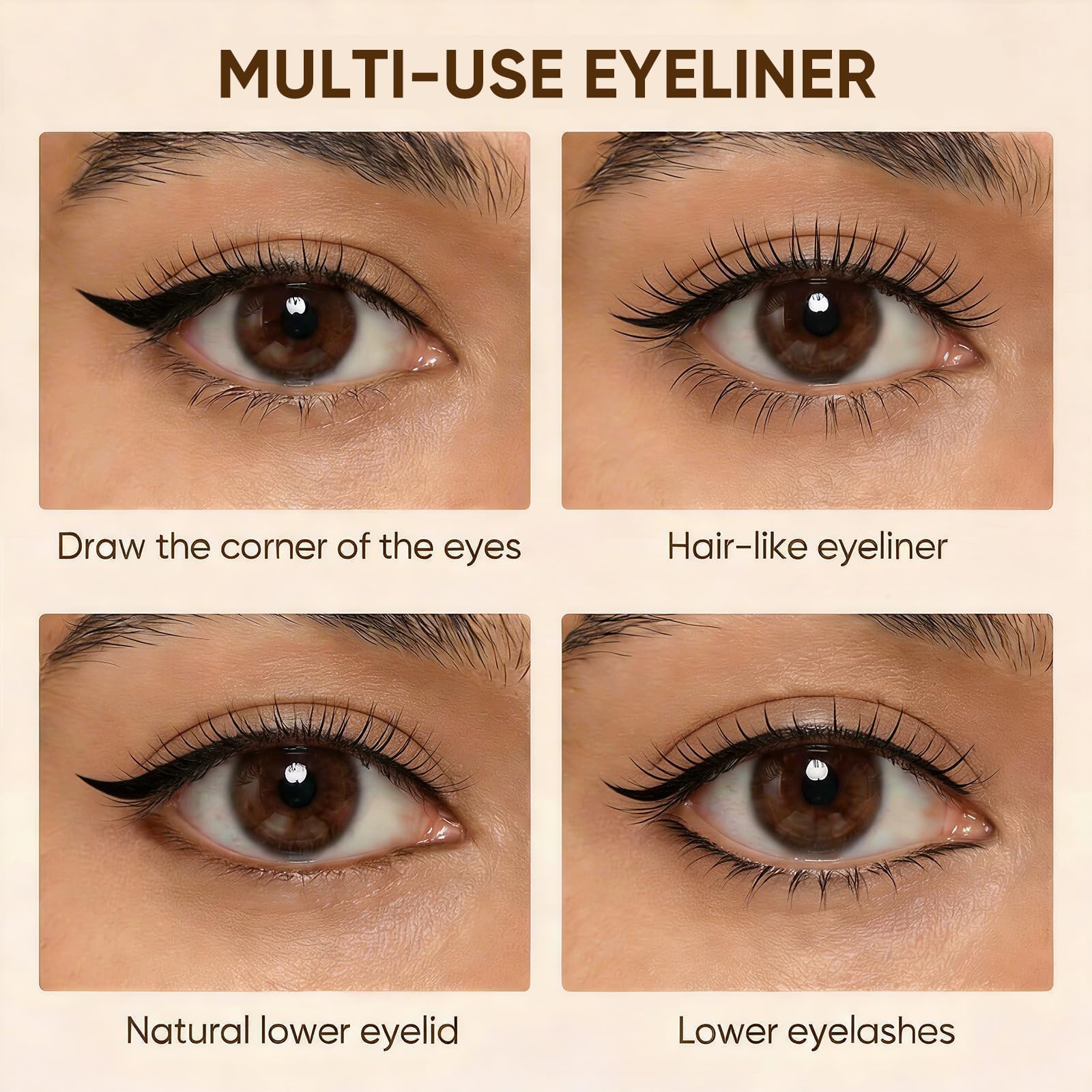 Detailed product label of Judydoll Ultra-Fine Liquid Eyeliner