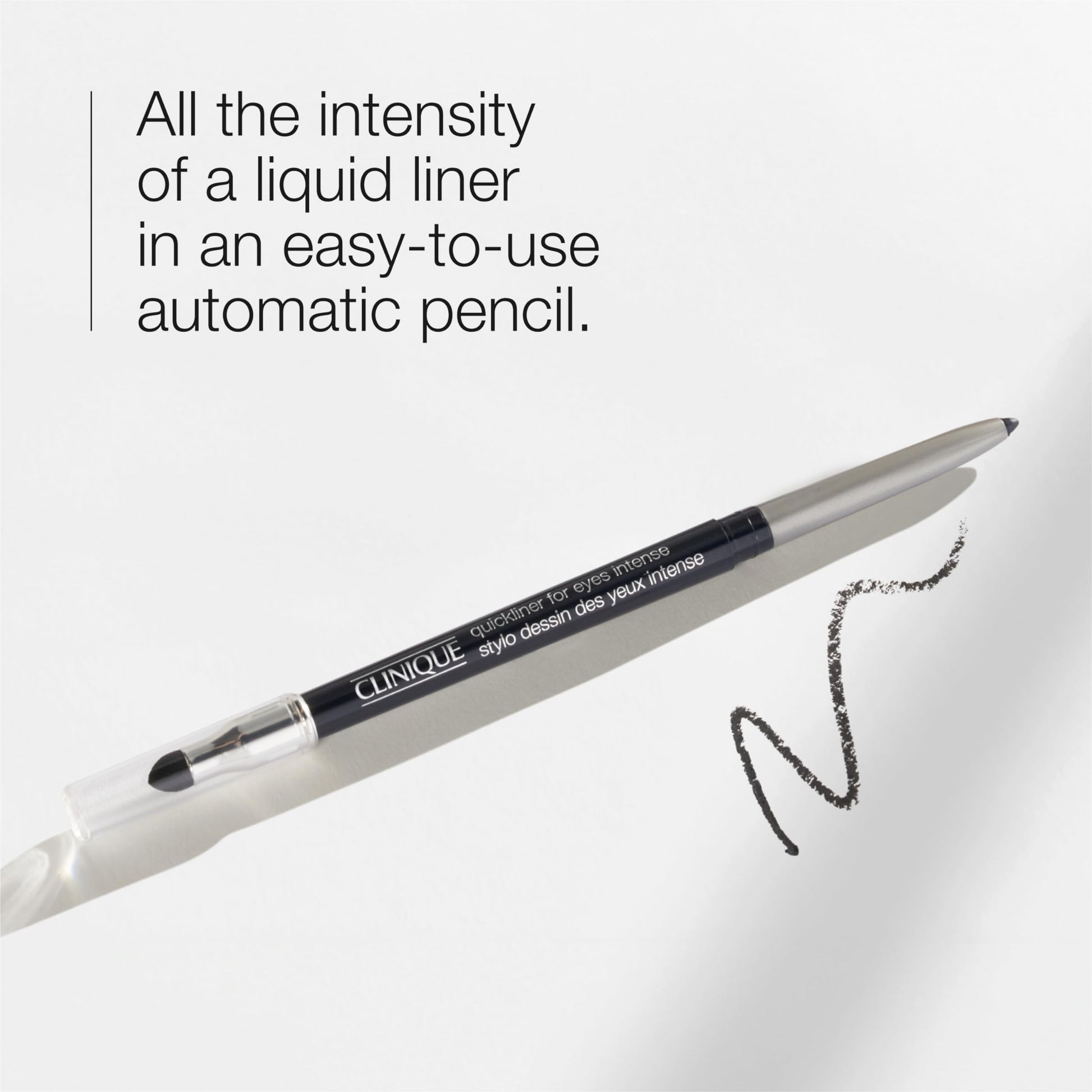 Clinique Quickliner For Eyes Intense highlighting the smudging tool end