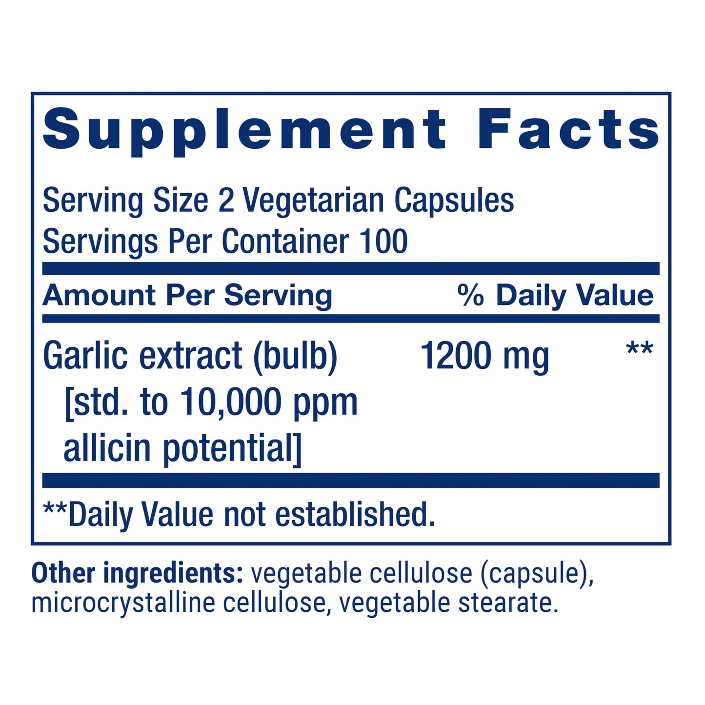 Premium non-GMO gluten-free garlic capsules for heart health and cellular detoxification