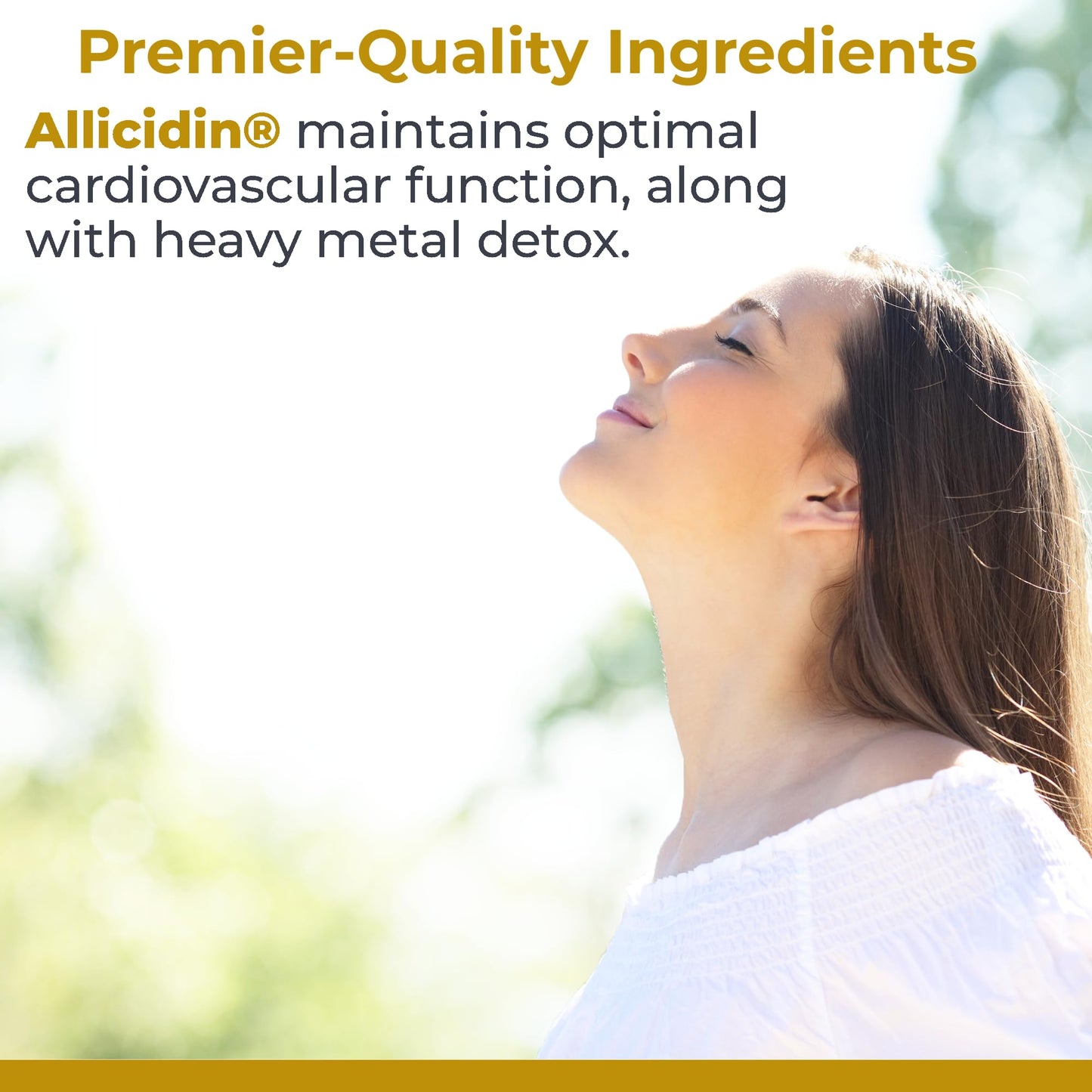Odorless garlic pills by Premier Research Labs for cardiovascular health support.