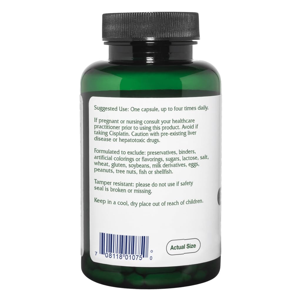Vitanica Black Cohosh vegan capsules nutritional information