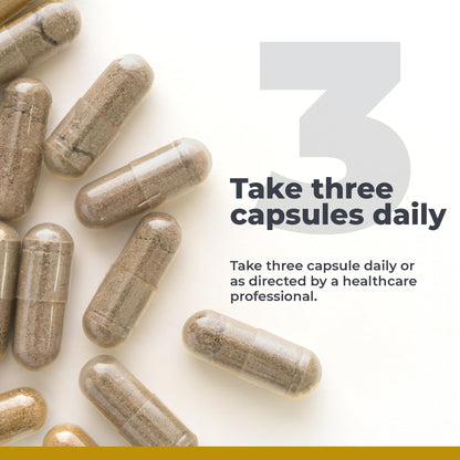Premium vegetarian garlic allicin complex capsules side view packaging details.