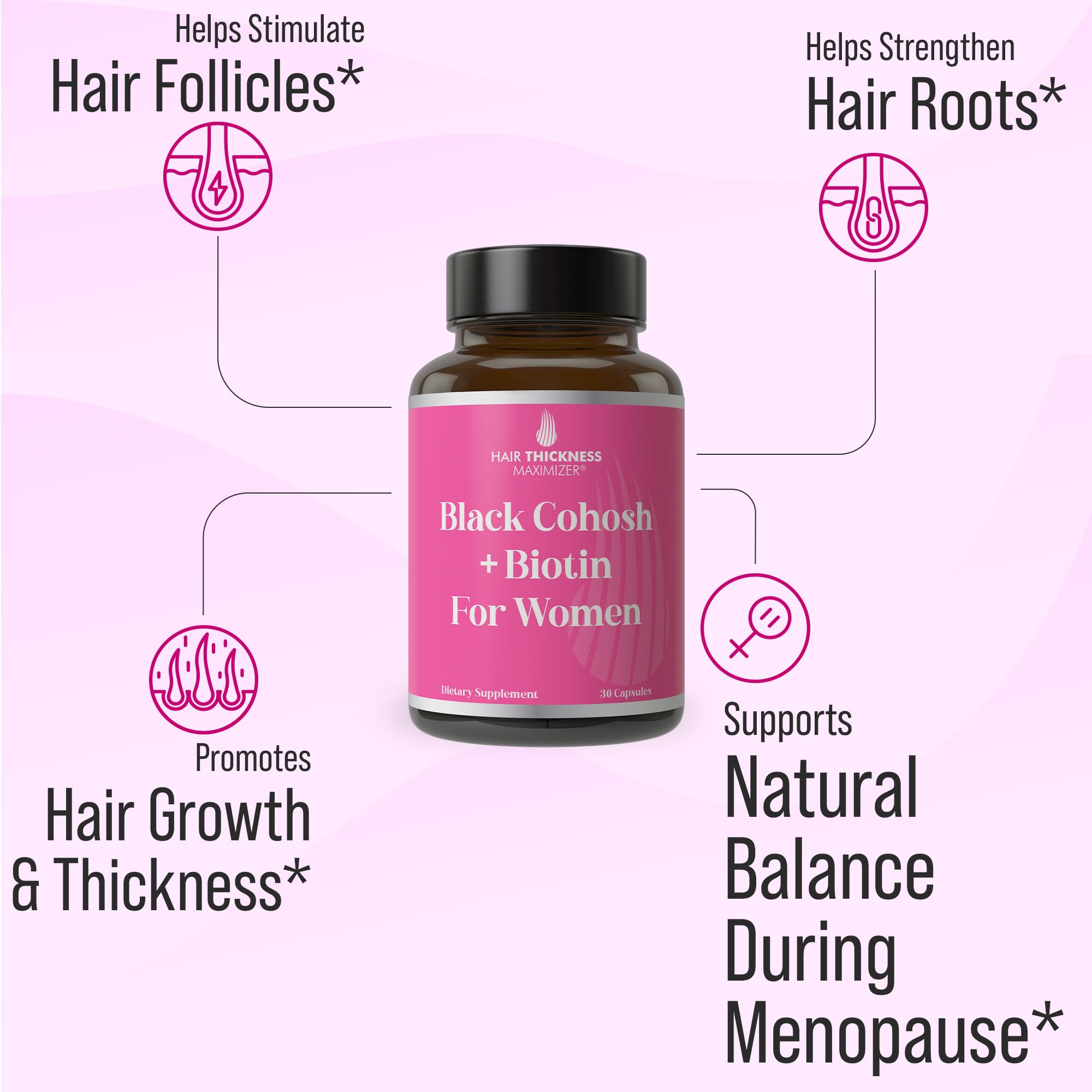 Hair Thickness Maximizer capsules packaging details