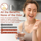 Two-year matured organic garlic extract capsules for antioxidant wellness