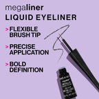 Wet N Wild Megaliner flexible brush applicator close up