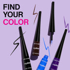 Wet N Wild liquid eyeliner black shade swatch sample