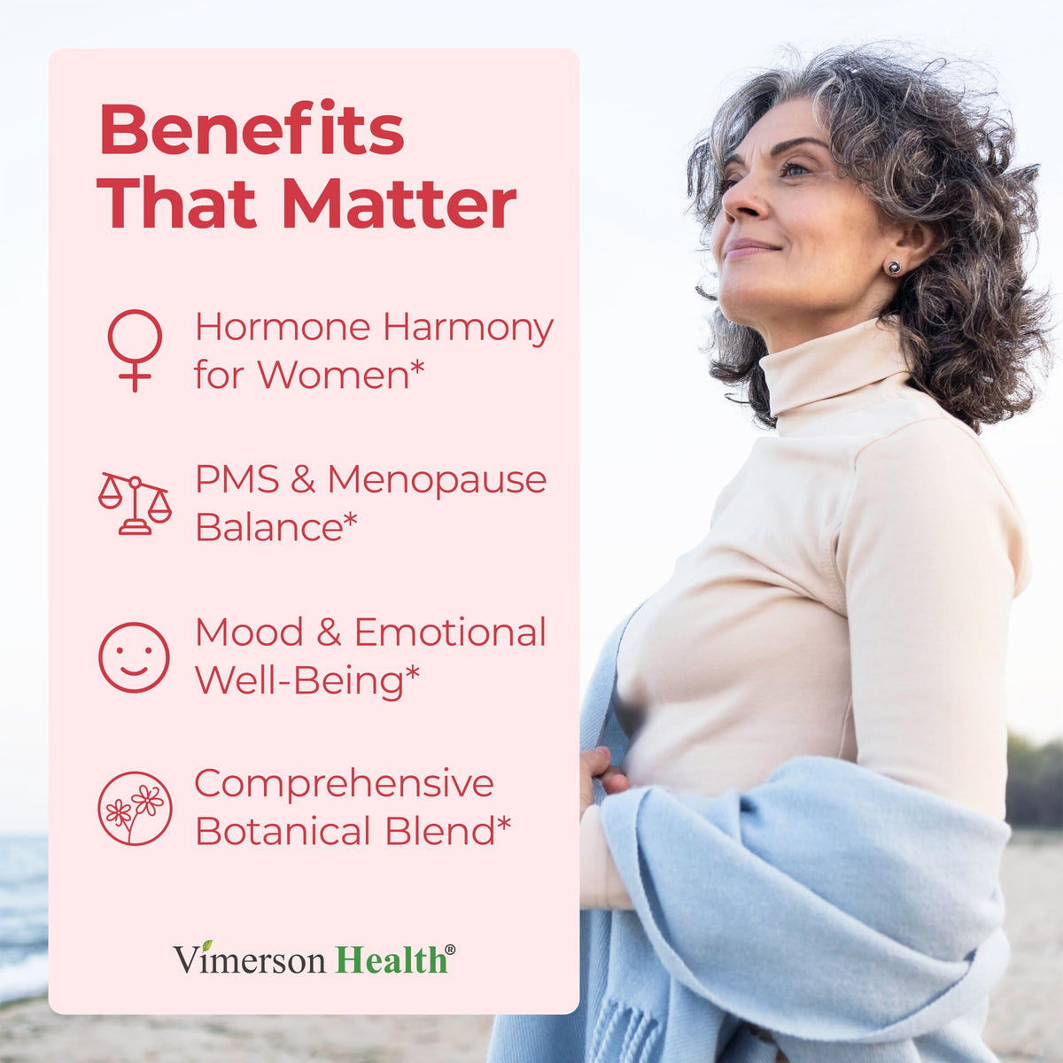 Label details of Vimerson Health Hormone Harmony supplement
