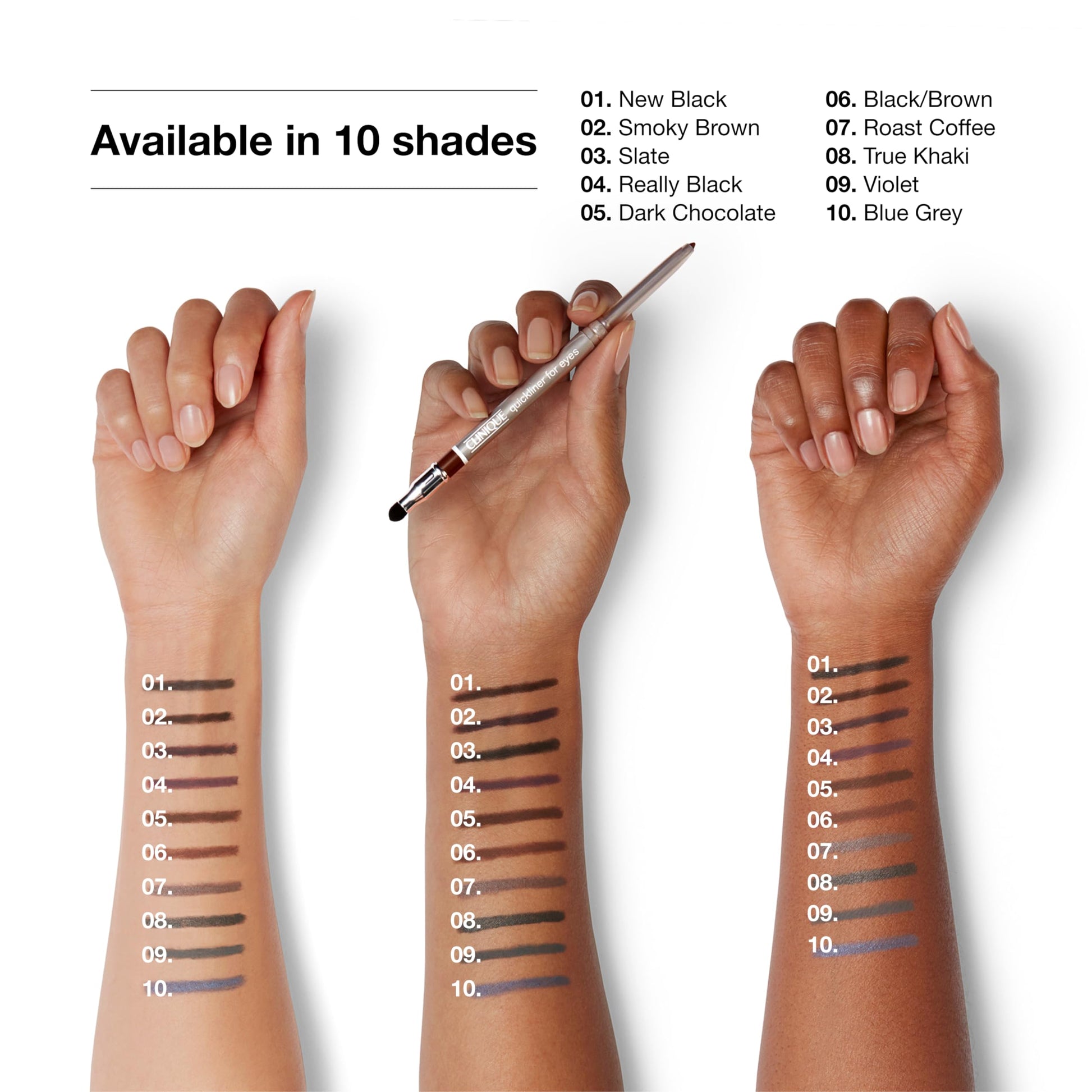 Clinique Quickliner For Eyes eyeliner pencil cap removed