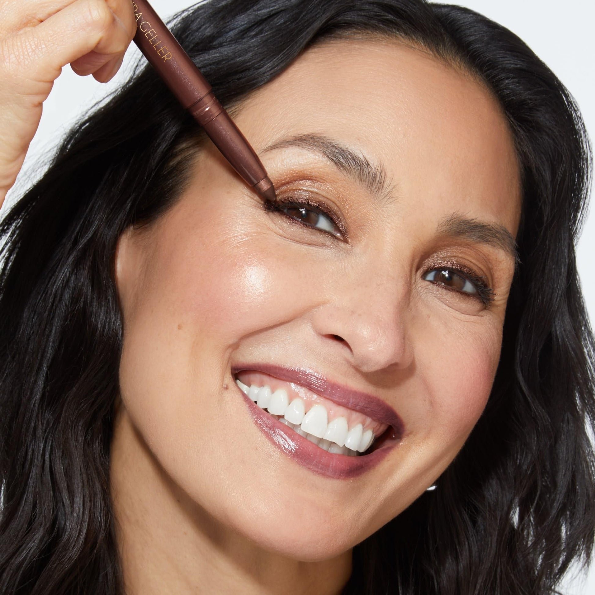 Side profile of Laura Geller longwear eyeliner pencil