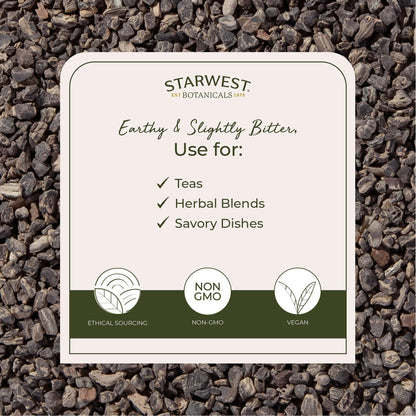 Starwest Botanicals organic black cohosh herb packaging details