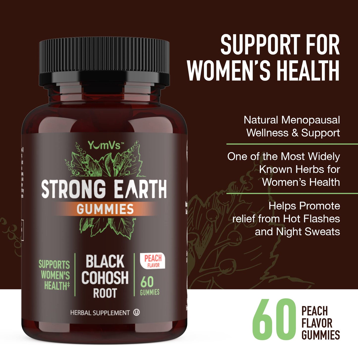 SMNutrition Black Cohosh menopause relief supplement packaging