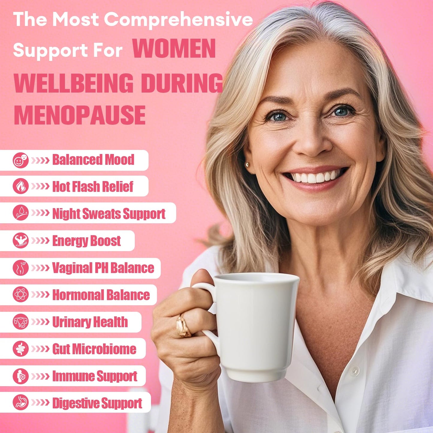 Supplement facts label for Totaria menopause capsules
