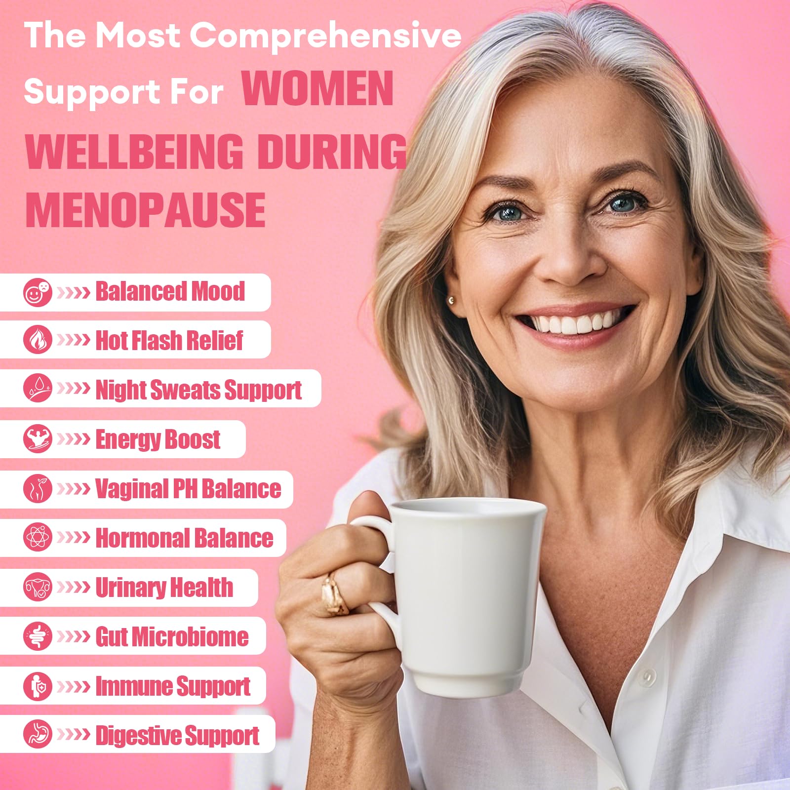 Supplement facts label for Totaria menopause capsules