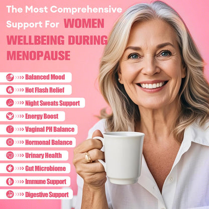 Supplement facts label for Totaria menopause capsules
