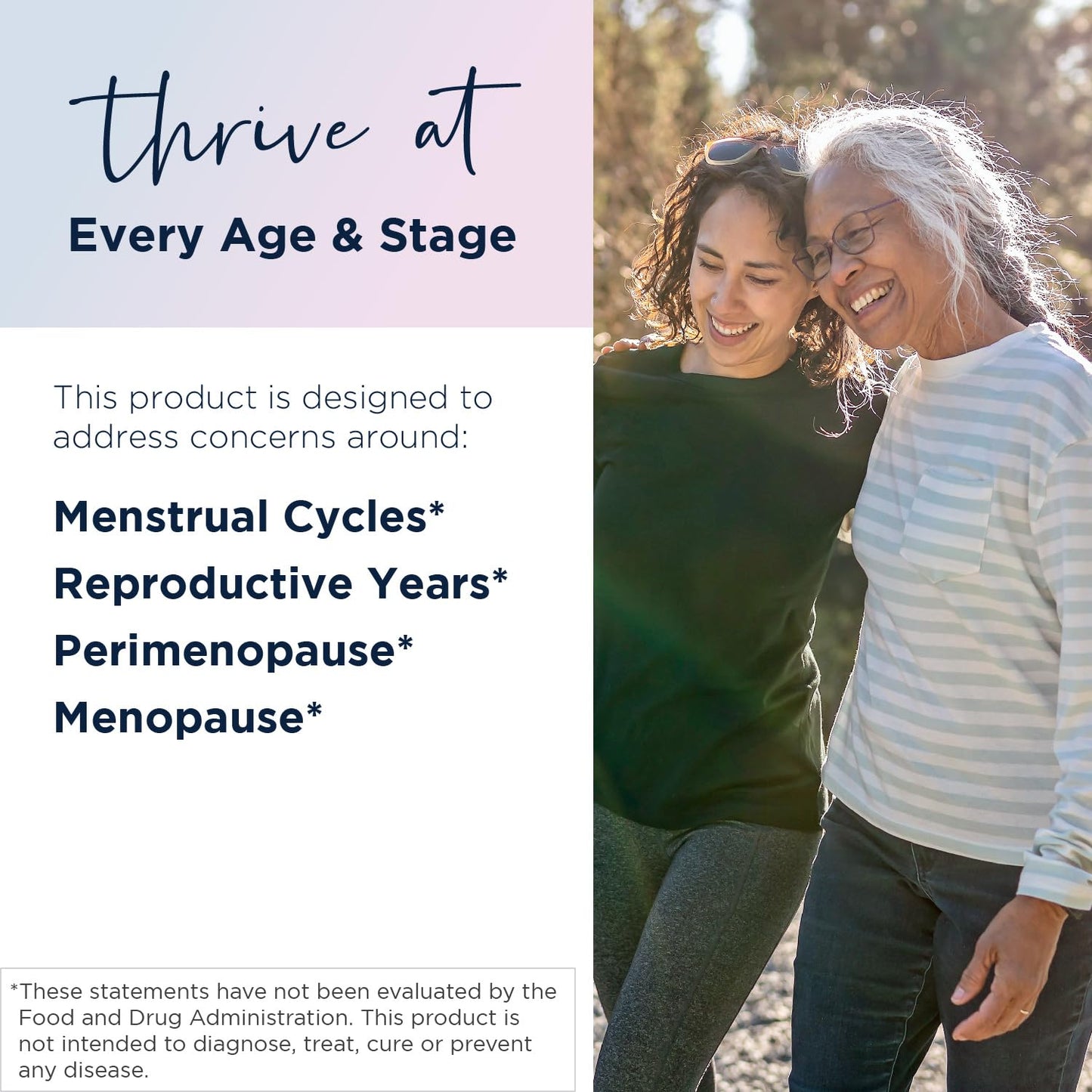 Authentic Designs for Health packaging for women