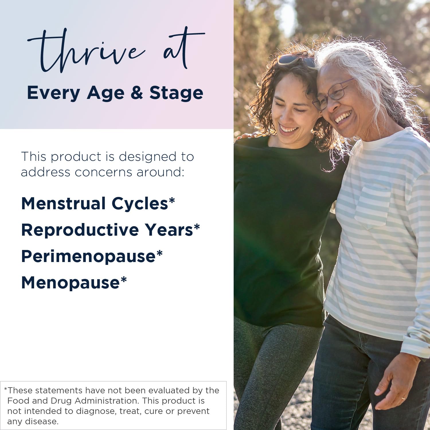 Authentic Designs for Health packaging for women