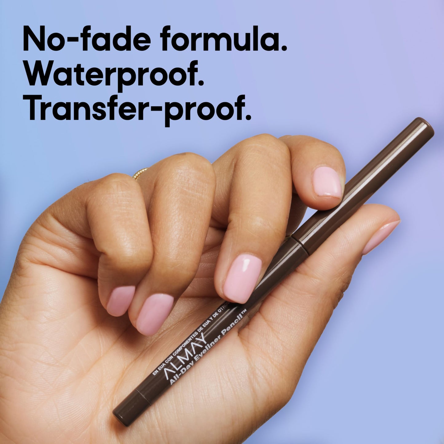 Almay 205 Black eyeliner pencil with cap removed