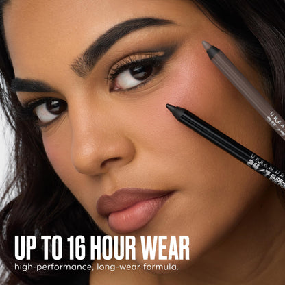 Urban Decay 24/7 Glide-On Eyeliner applied on waterline
