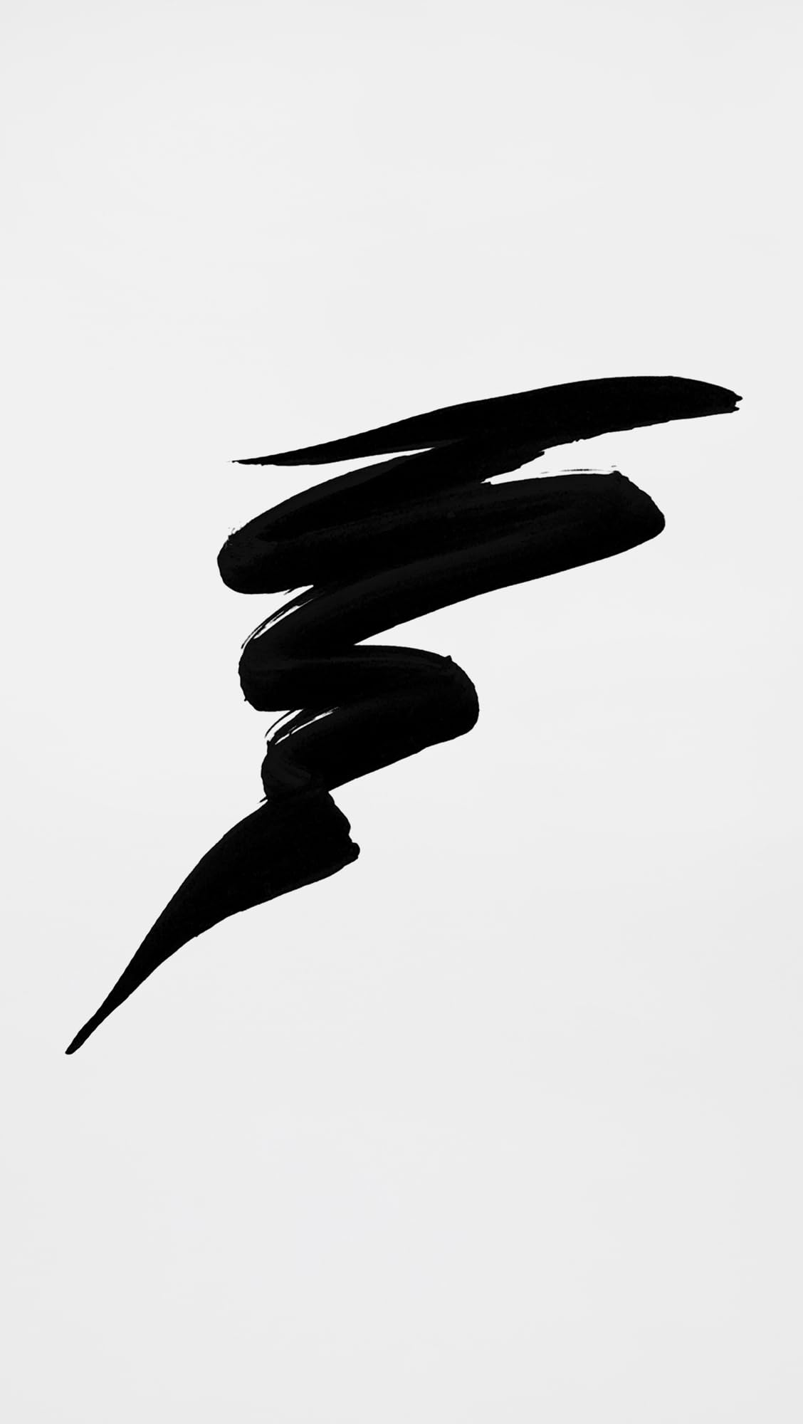 Stila Stay All Day eyeliner swatched on skin showing intense black pigment