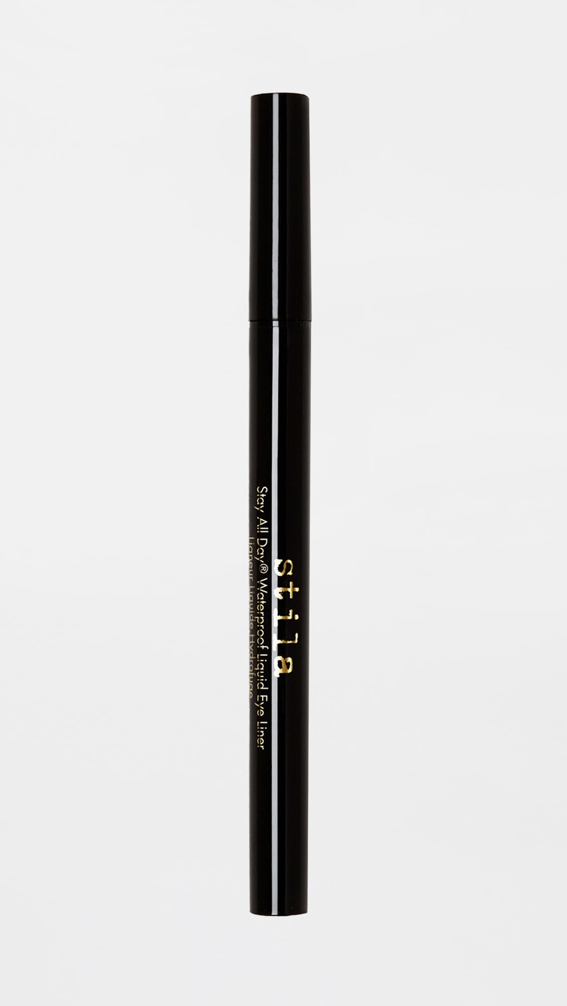 Side profile of Stila Stay All Day waterproof liquid eye liner packaging