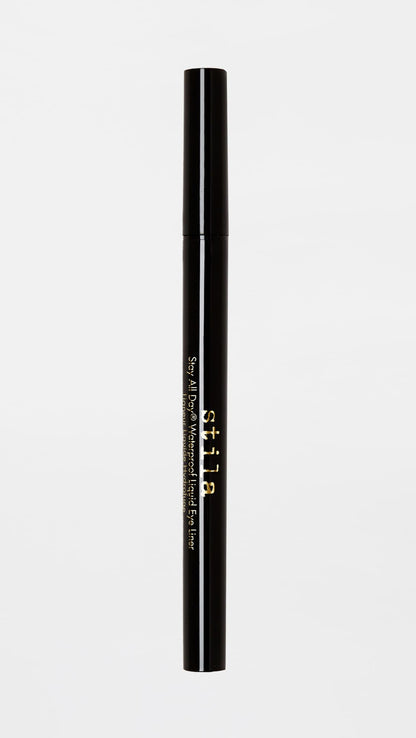 Side profile of Stila Stay All Day waterproof liquid eye liner packaging