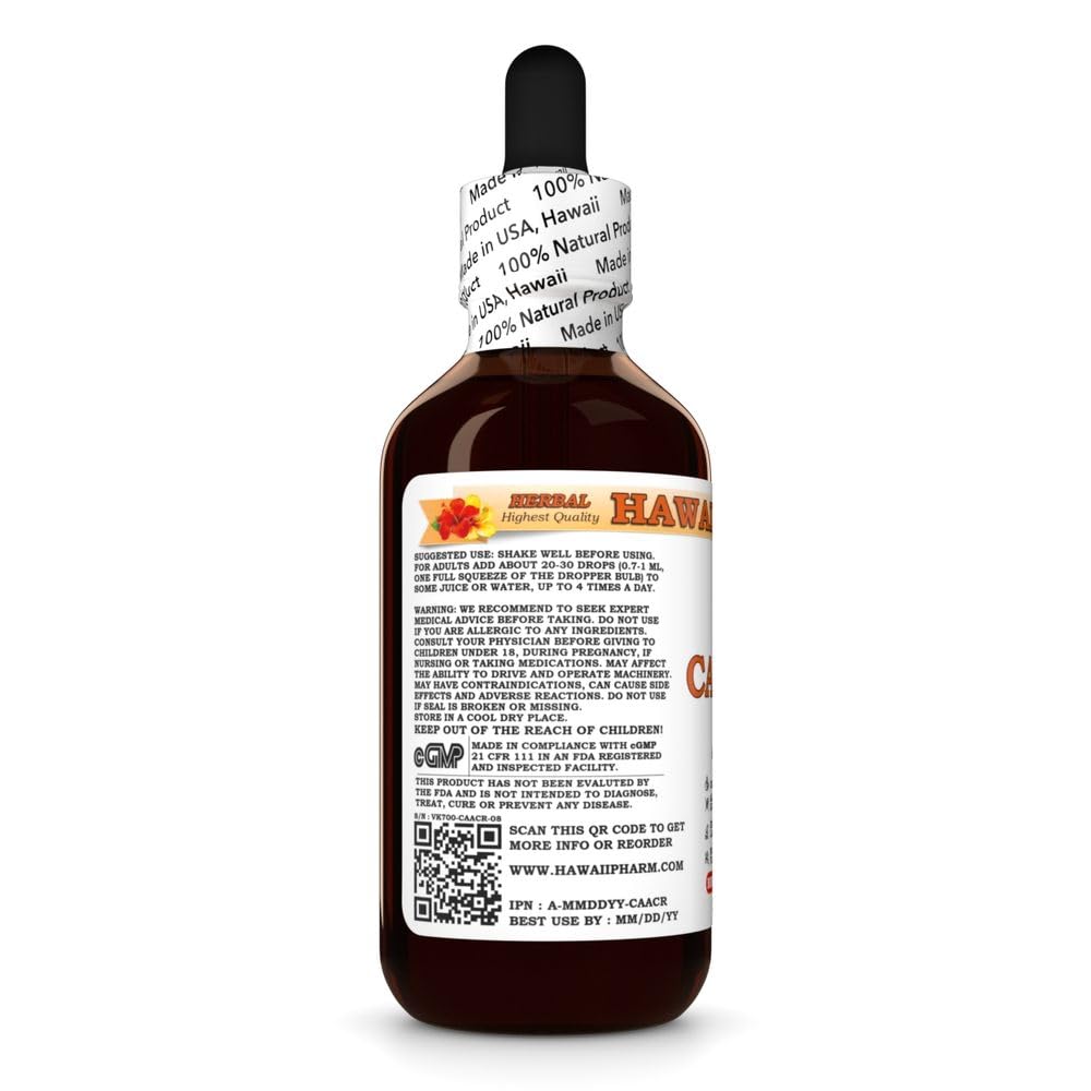 Acorus Calamus liquid supplement by Hawaii Pharm showing dropper cap details