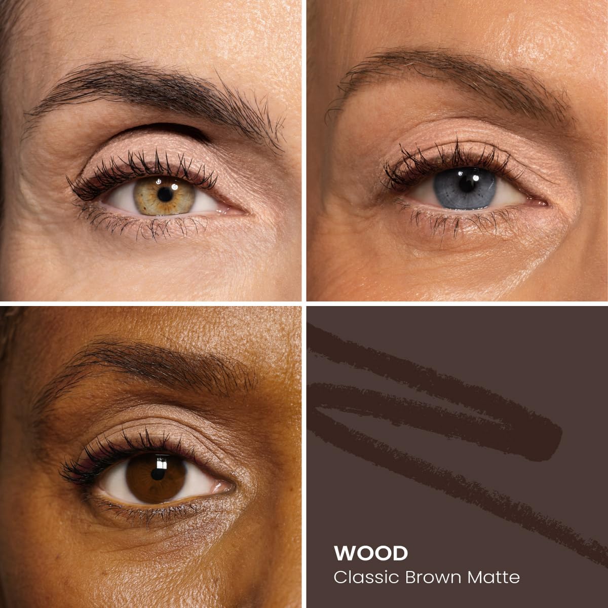 Prime Prometics eyeliner wood shade packaging detail.