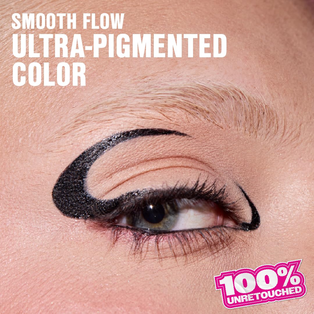 Wet n Wild long-lasting liquid eyeliner texture and pigmentation
