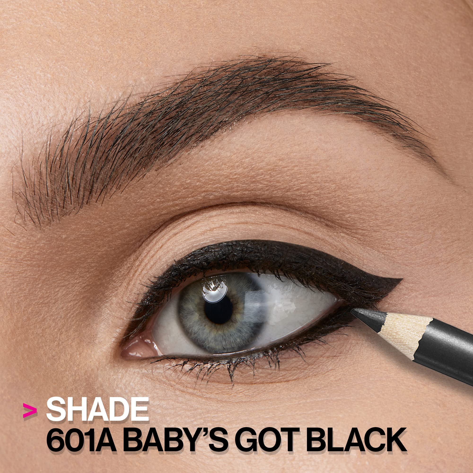 Close up of the Wet N Wild eyeliner pencil packaging