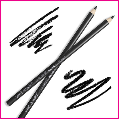 Smudge-resistant texture of Wet N Wild kohl eyeliner