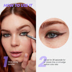 Wonderskin eyeliner pencil shown with sharpener for fine point detail