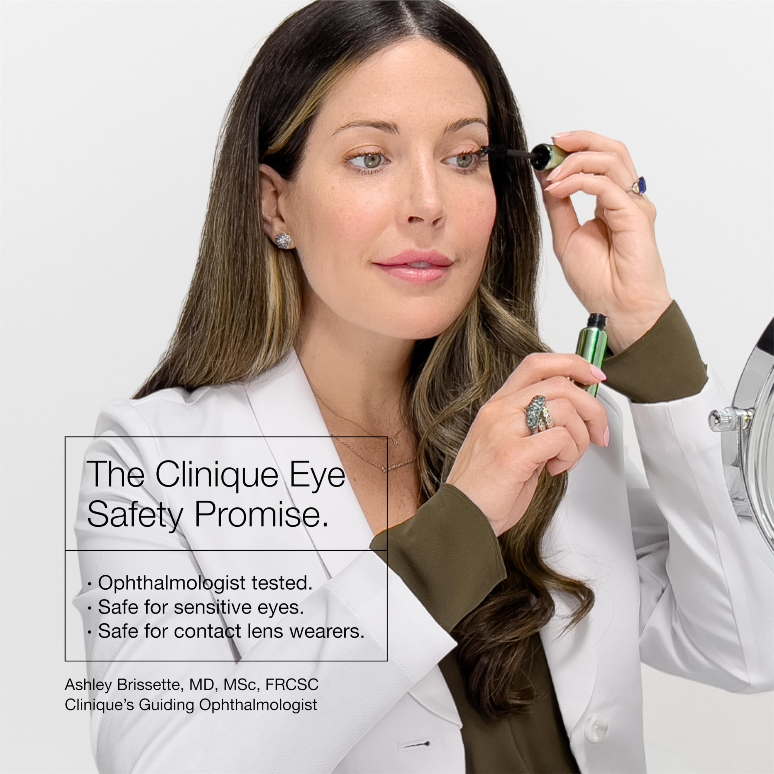 Texture swatch of Clinique Touch Base For Eyes Canvas