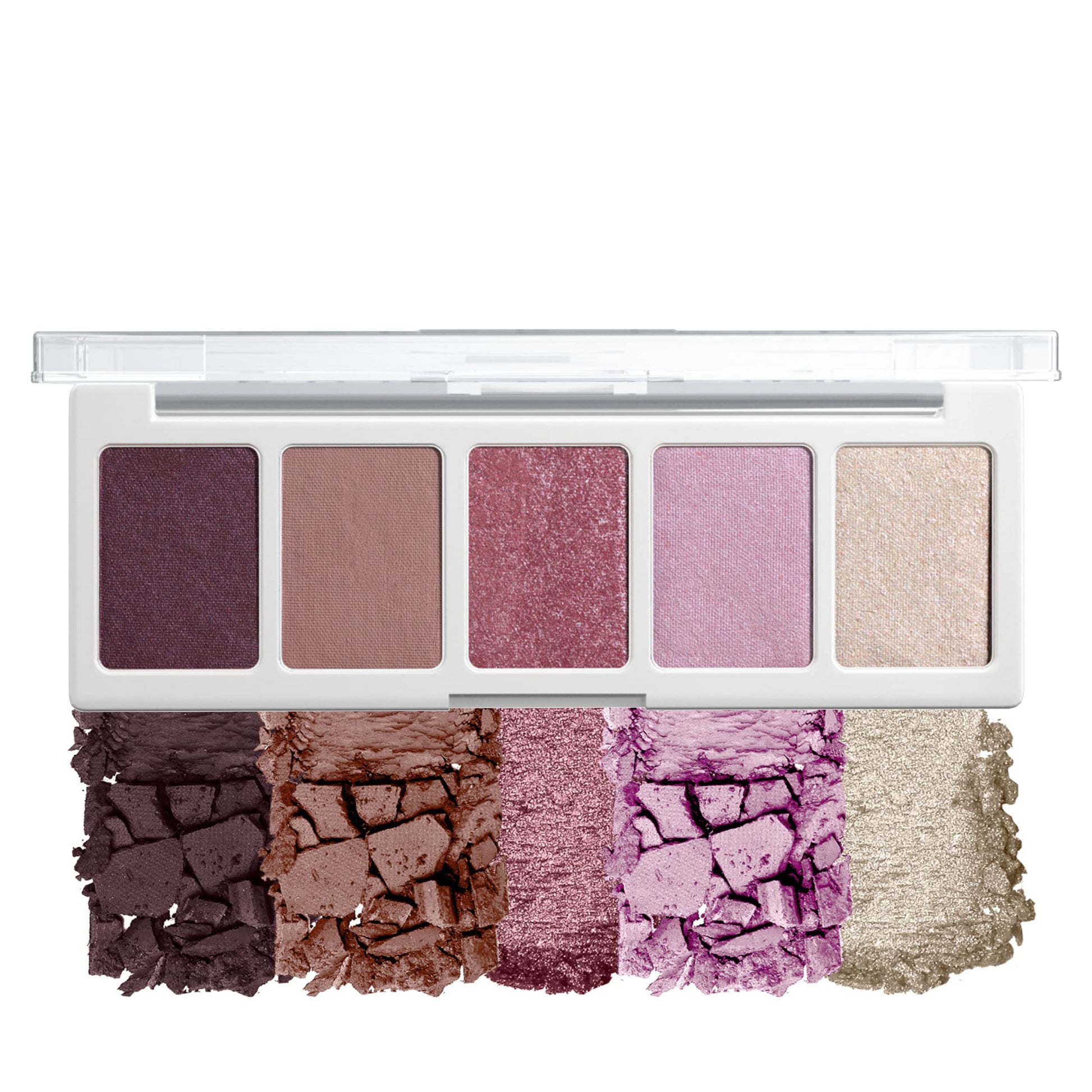Side profile of Wet N Wild 6 gram eyeshadow palette